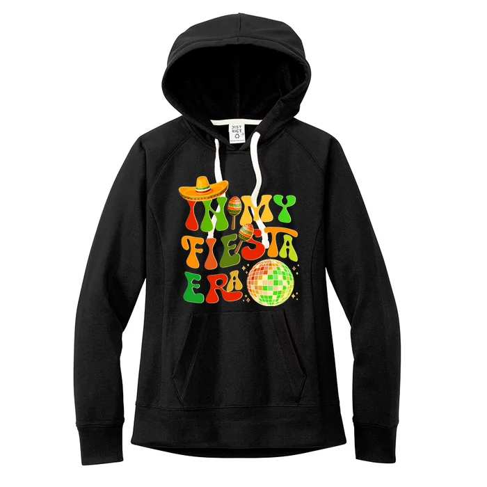 Retro Cinco De Mayo In My Fiesta Era Women's Fleece Hoodie