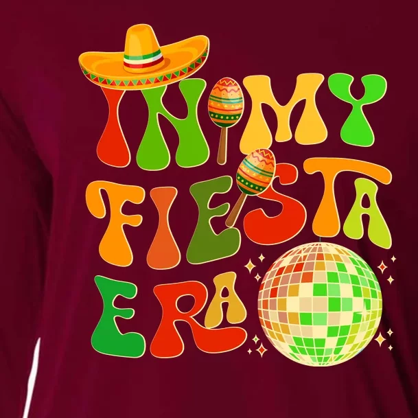 Retro Cinco De Mayo In My Fiesta Era Cooling Performance Long Sleeve Crew