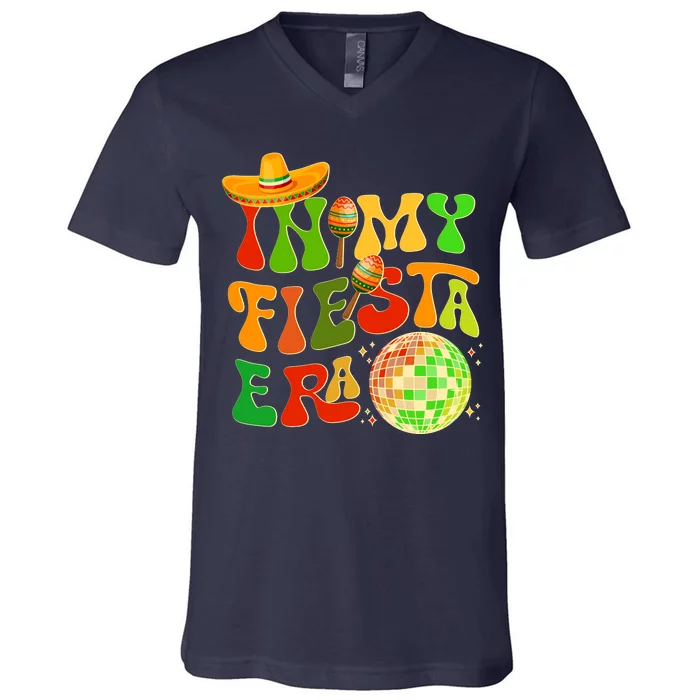 Retro Cinco De Mayo In My Fiesta Era V-Neck T-Shirt