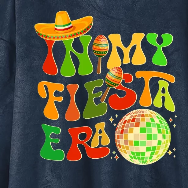 Retro Cinco De Mayo In My Fiesta Era Hooded Wearable Blanket