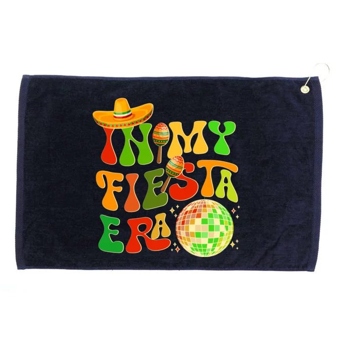 Retro Cinco De Mayo In My Fiesta Era Grommeted Golf Towel