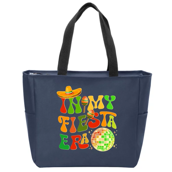 Retro Cinco De Mayo In My Fiesta Era Zip Tote Bag