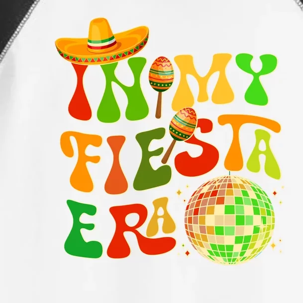 Retro Cinco De Mayo In My Fiesta Era Toddler Fine Jersey T-Shirt