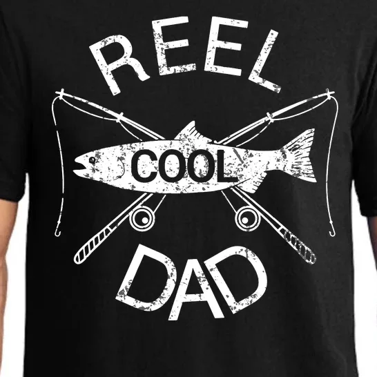 Reel Cool Dad Fishing Funny Fathers Day Fisher Daddy Pajama Set