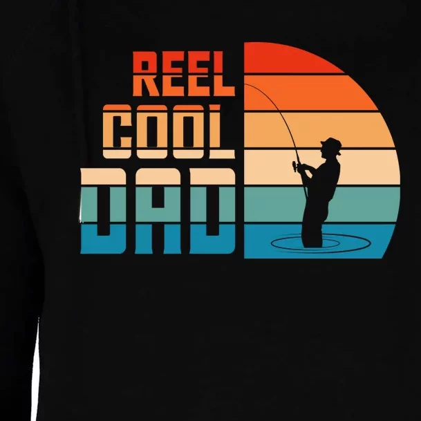 Reel Cool Dad Womens Funnel Neck Pullover Hood