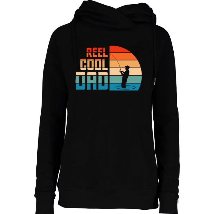 Reel Cool Dad Womens Funnel Neck Pullover Hood