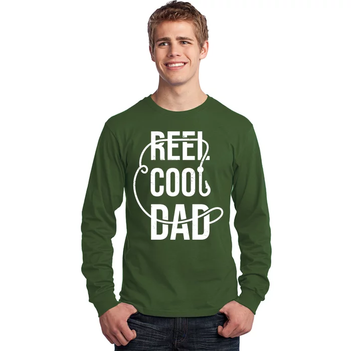 Reel Cool Dad Fishing Lover Gift Long Sleeve Shirt