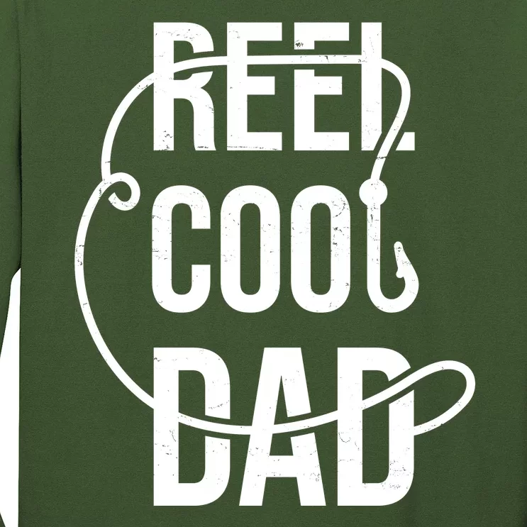 Reel Cool Dad Fishing Lover Gift Long Sleeve Shirt