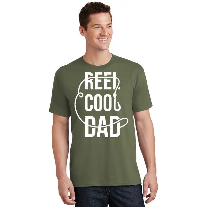 Reel Cool Dad Fishing Lover Gift T-Shirt