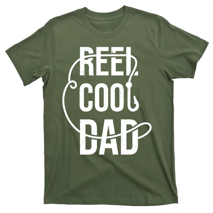 Reel Cool Dad Fishing Lover Gift T-Shirt