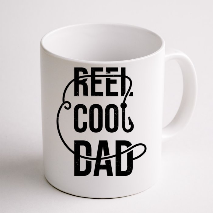 Reel Cool Dad Fishing Lover Gift Front & Back Coffee Mug