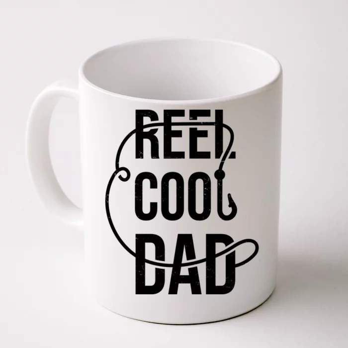 Reel Cool Dad Fishing Lover Gift Front & Back Coffee Mug