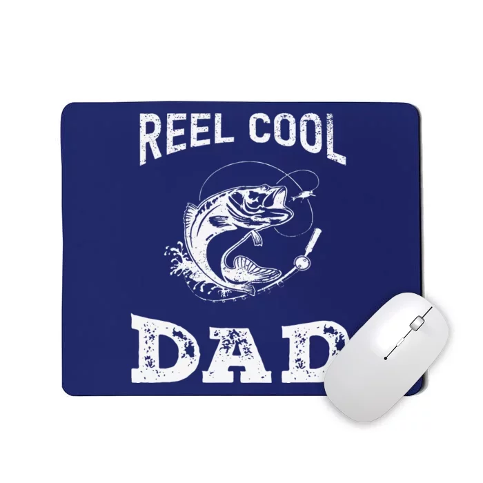 Reel Cool Dad Papa Fisherman Daddy FatherS Day Fishing Gift Mousepad