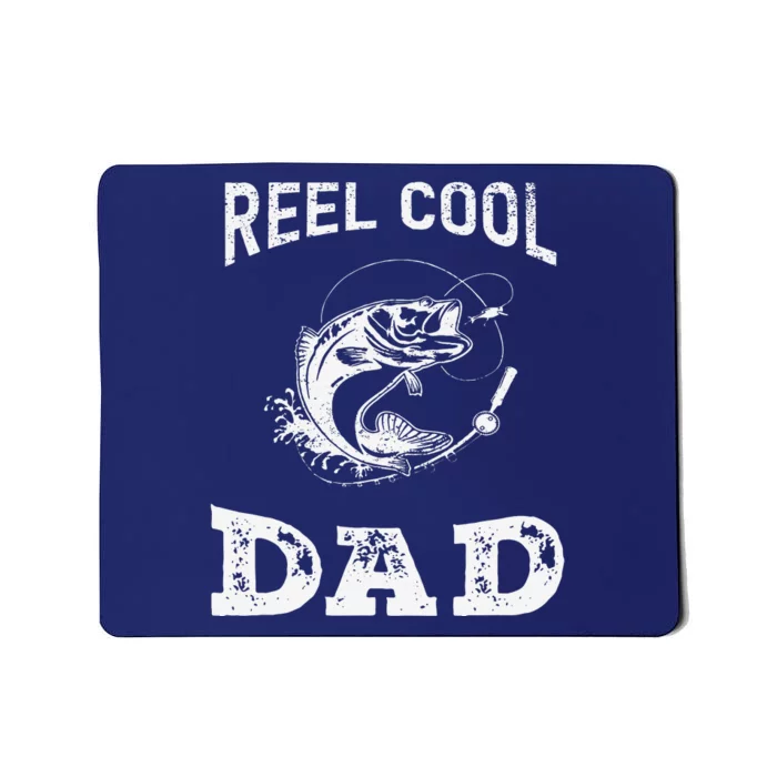 Reel Cool Dad Papa Fisherman Daddy FatherS Day Fishing Gift Mousepad