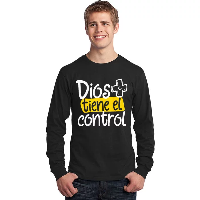 Regalo Cristiano En Espanol Christian Spanish Dios Tiene Con Tall Long Sleeve T-Shirt