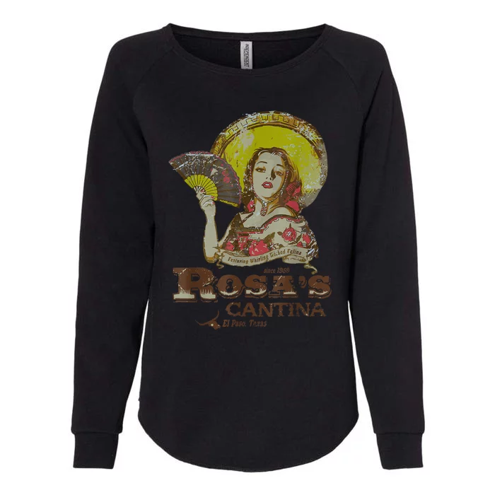 Rosas Cantina El Paso Texas Womens California Wash Sweatshirt