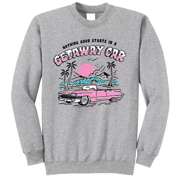 Retro Car Enthusiast Classic Design Tall Sweatshirt