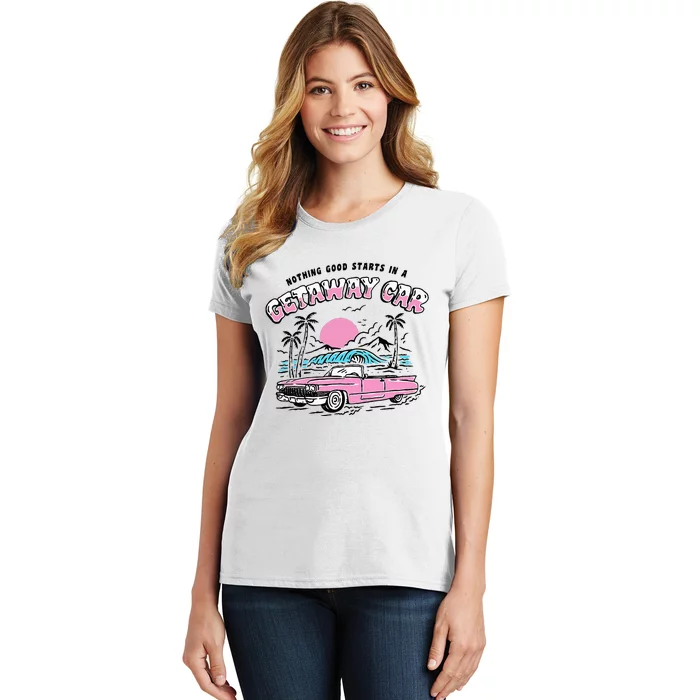 Retro Car Enthusiast Classic Design Women's T-Shirt