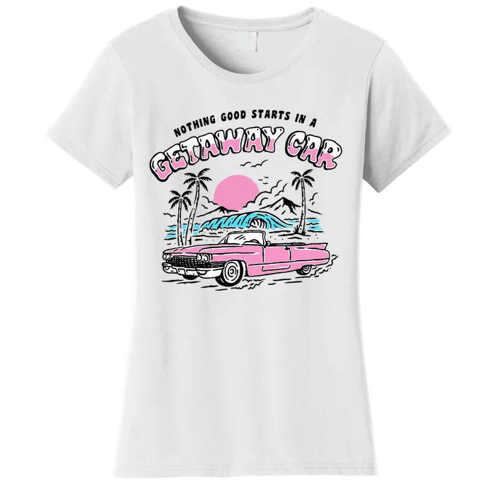 Retro Car Enthusiast Classic Design Women's T-Shirt