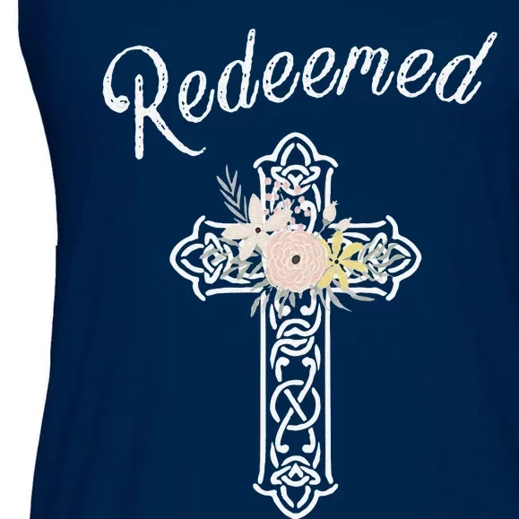 Redeemed Christain Easter Ladies Essential Flowy Tank