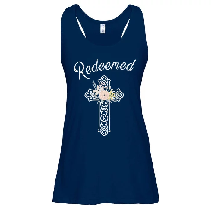 Redeemed Christain Easter Ladies Essential Flowy Tank