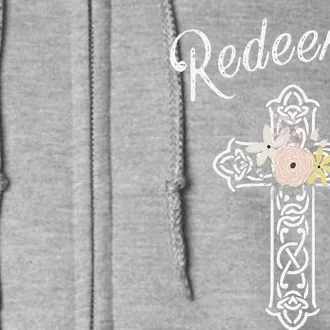 Redeemed Christain Easter Full Zip Hoodie