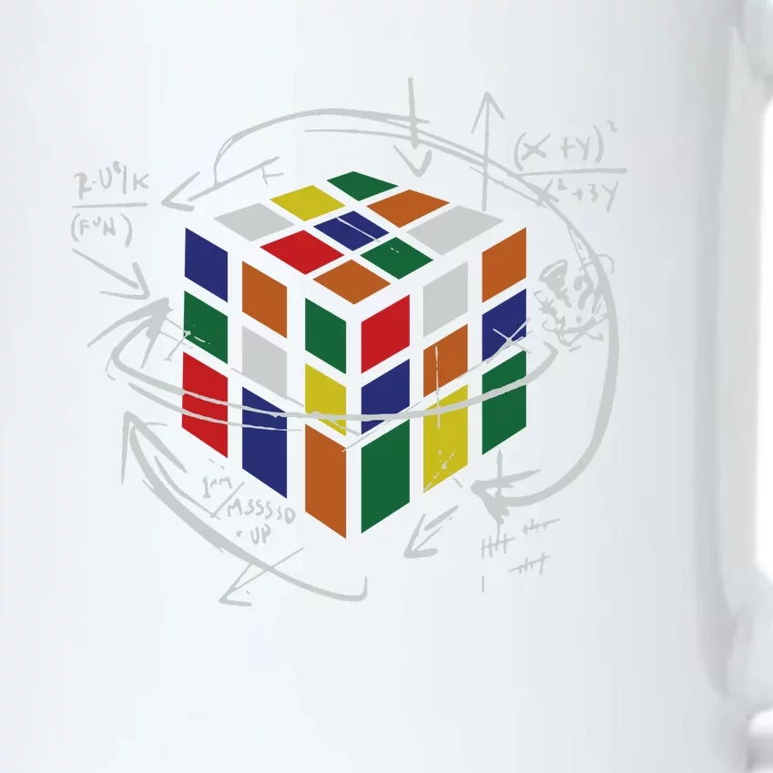 Rubix's Cube EQUATION Funny Black Color Changing Mug