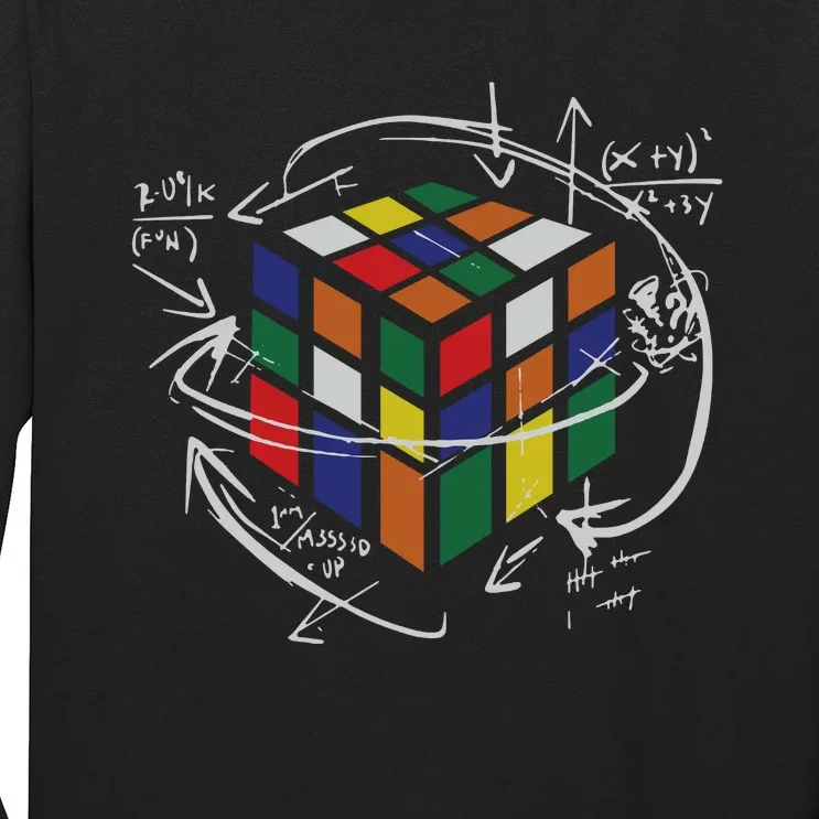 Rubix's Cube EQUATION Funny Long Sleeve Shirt