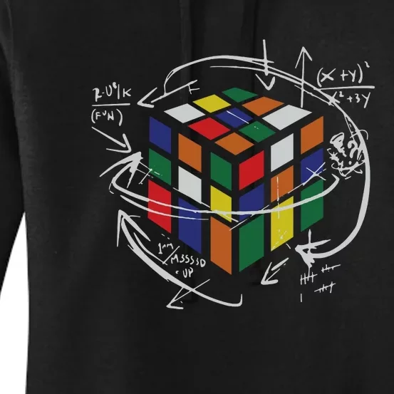 Rubix's Cube EQUATION Funny Women's Pullover Hoodie