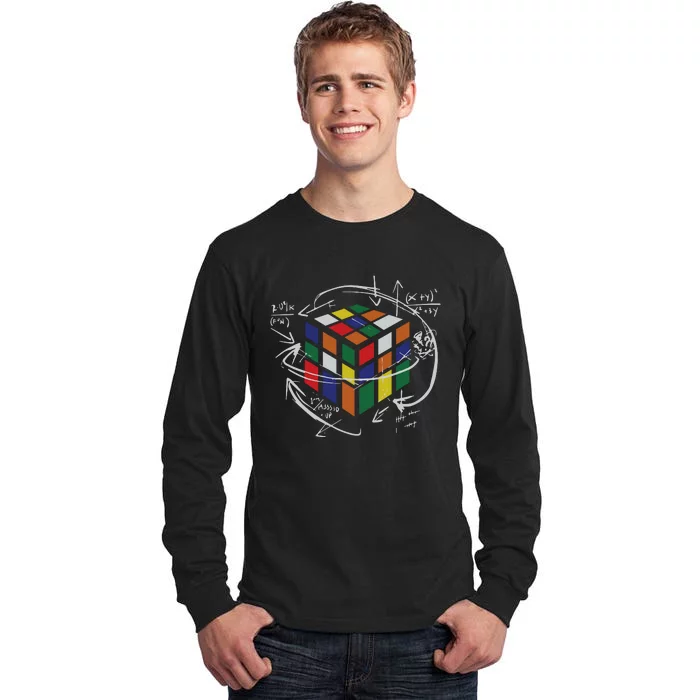 Rubix's Cube EQUATION Funny Tall Long Sleeve T-Shirt