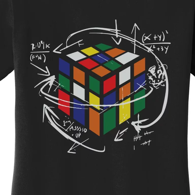 Rubix's Cube EQUATION Funny Women's T-Shirt