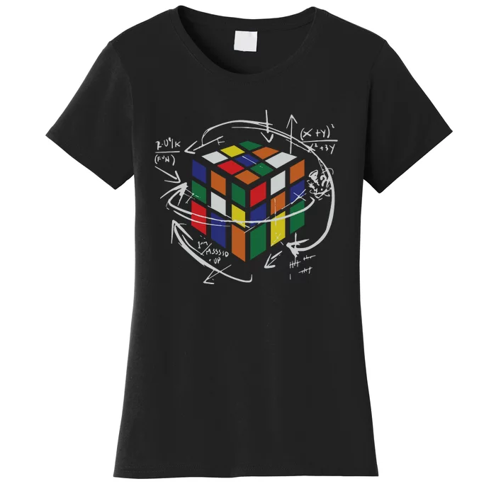 Rubix's Cube EQUATION Funny Women's T-Shirt