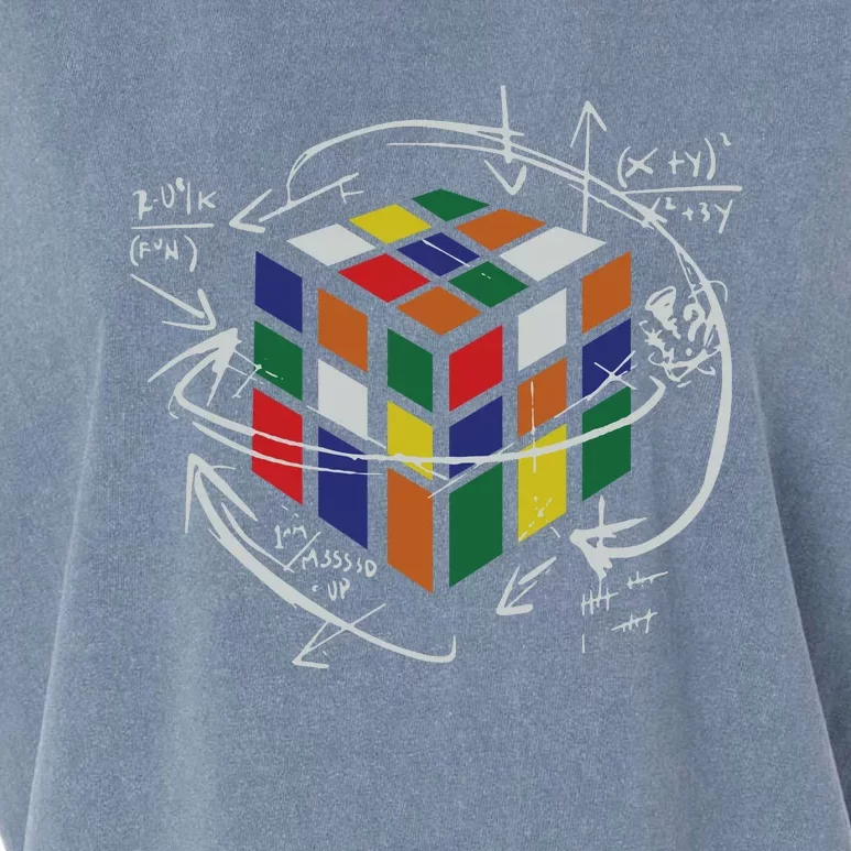 Rubix's Cube EQUATION Funny Garment-Dyed Women's Muscle Tee