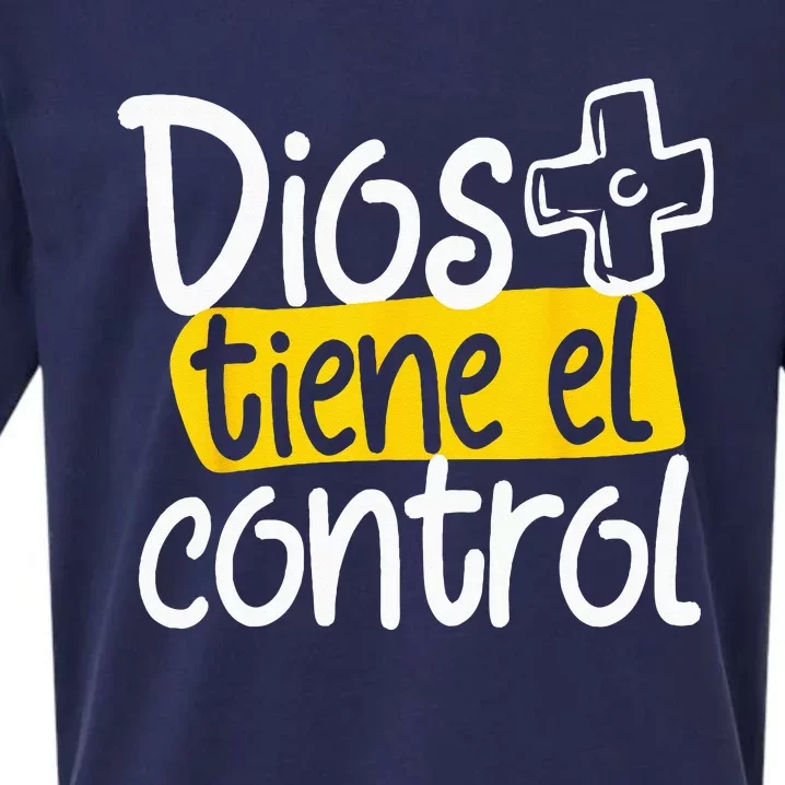 Regalo Cristiano En Espanol Christian Spanish Dios Tiene Con Sueded Cloud Jersey T-Shirt