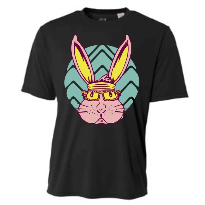 Retro Cool Easter Bunny Cooling Performance Crew T-Shirt