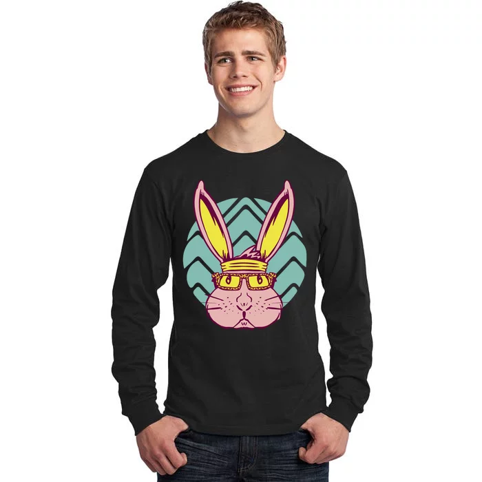 Retro Cool Easter Bunny Tall Long Sleeve T-Shirt