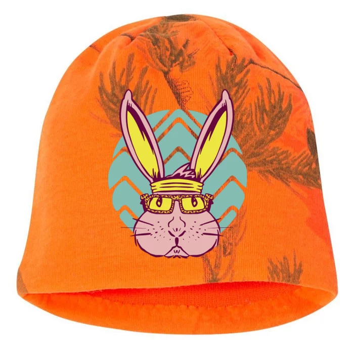 Retro Cool Easter Bunny Kati - Camo Knit Beanie