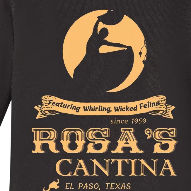 RosaS Cantina El Paso Texas Baby Long Sleeve Bodysuit