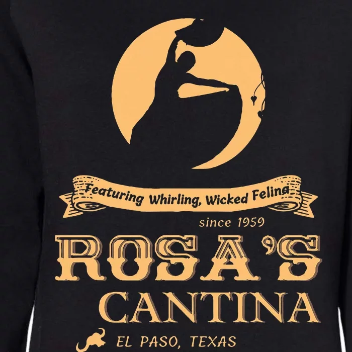 RosaS Cantina El Paso Texas Womens California Wash Sweatshirt