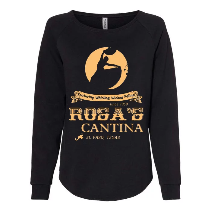 RosaS Cantina El Paso Texas Womens California Wash Sweatshirt