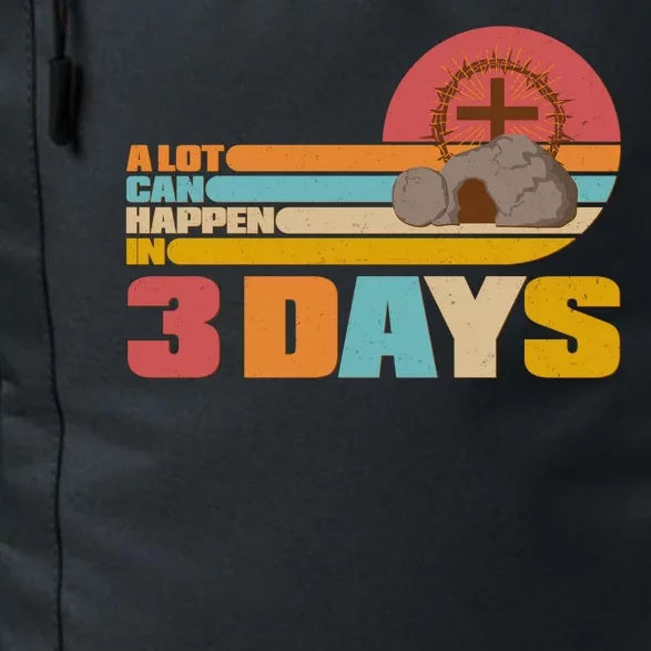 Retro Celebrate Easter A Lot Can Happen In 3 Days Daily Commute Backpack