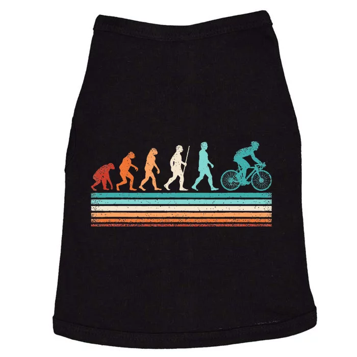 Retro Cyclist Evolution Cycling Mountain Bike Biking Bicycle Doggie Tank