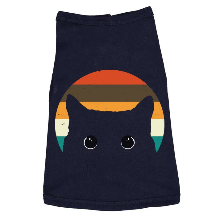 Retro Cat Eyes Vintage Sunset Doggie Tank