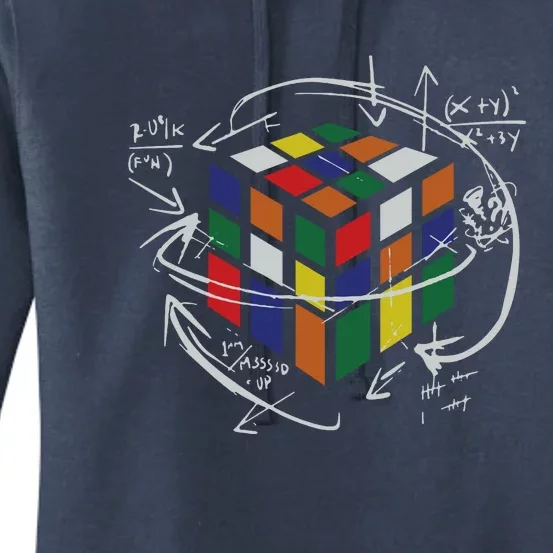 Rubix's Cube EQUATION Funny Women's Pullover Hoodie