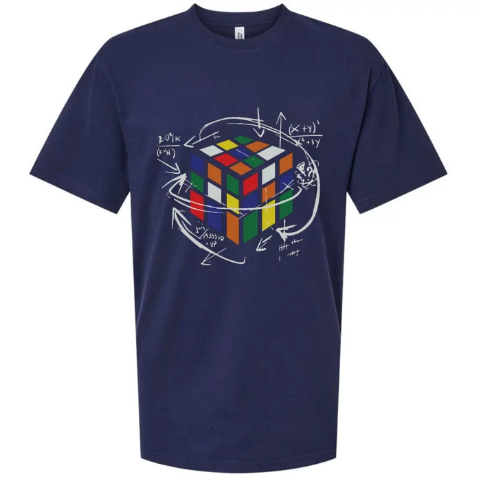 Rubix's Cube EQUATION Funny Sueded Cloud Jersey T-Shirt