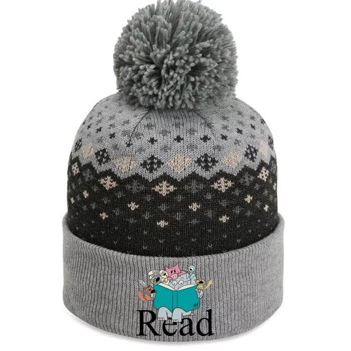 Read Cute Elephant Book Lover Gift The Baniff Cuffed Pom Beanie