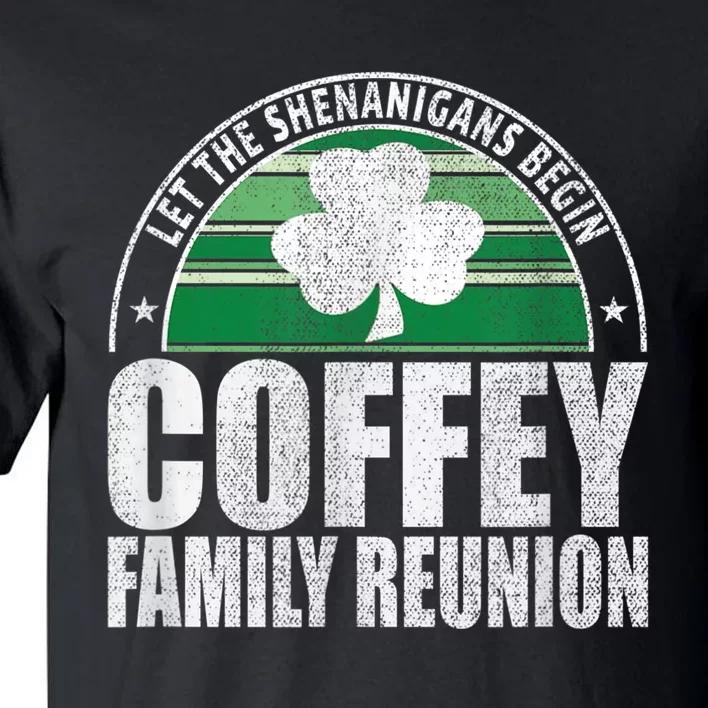 Retro Coffey Family Reunion Funny Irish Tall T-Shirt