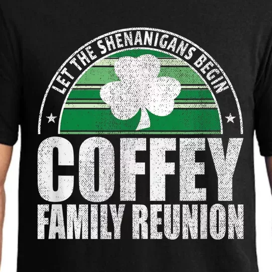 Retro Coffey Family Reunion Funny Irish Pajama Set