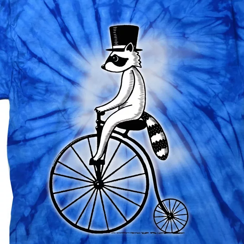 Raccon Circus Funny Fancy Raccon Tie-Dye T-Shirt