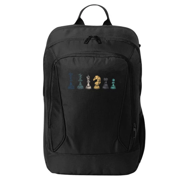 Retro Chess Funny Gift City Backpack